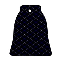 Blue Plaid  Ornament (bell) by dressshop