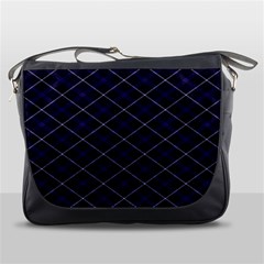 Blue Plaid  Messenger Bag by dressshop