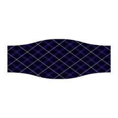 Blue Plaid  Stretchable Headband by dressshop