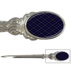 Blue Plaid  Letter Opener by dressshop