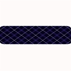 Blue Plaid  Large Bar Mats by dressshop