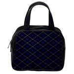 Blue Plaid  Classic Handbag (One Side) Front