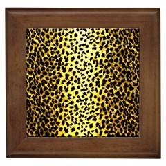 Leopard 1 Leopard A Framed Tiles by dressshop