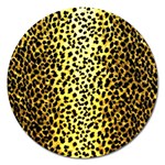 Leopard 1 Leopard A Magnet 5  (Round) Front