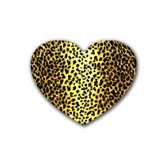 Leopard 1 Leopard A Heart Coaster (4 Pack)  by dressshop