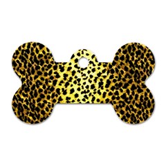 Leopard 1 Leopard A Dog Tag Bone (one Side) by dressshop