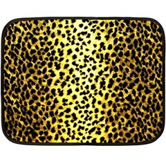 Leopard 1 Leopard A Double Sided Fleece Blanket (mini)  by dressshop