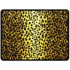 Leopard 1 Leopard A Fleece Blanket (large)  by dressshop