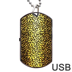 Leopard 1 Leopard A Dog Tag Usb Flash (two Sides) by dressshop