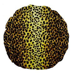 Leopard 1 Leopard A Large 18  Premium Flano Round Cushions by dressshop