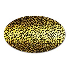 Leopard Version 2 Oval Magnet by dressshop