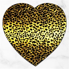 Leopard Version 2 Jigsaw Puzzle (heart) by dressshop