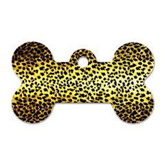 Leopard Version 2 Dog Tag Bone (one Side) by dressshop