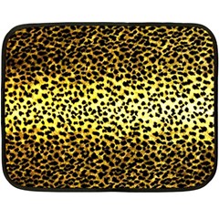 Leopard Version 2 Double Sided Fleece Blanket (mini)  by dressshop