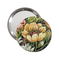 Retro Vintage Floral 2 25  Handbag Mirrors by dressshop