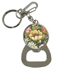 Retro Vintage Floral Bottle Opener Key Chains by dressshop