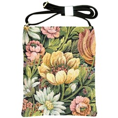 Retro Vintage Floral Shoulder Sling Bag by dressshop