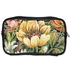 Retro Vintage Floral Toiletries Bag (two Sides) by dressshop