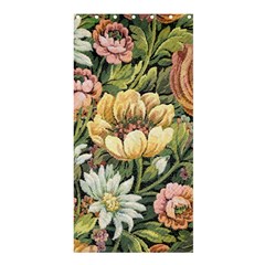 Retro Vintage Floral Shower Curtain 36  X 72  (stall)  by dressshop