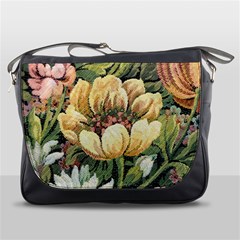 Retro Vintage Floral Messenger Bag by dressshop