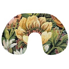 Retro Vintage Floral Travel Neck Pillows by dressshop