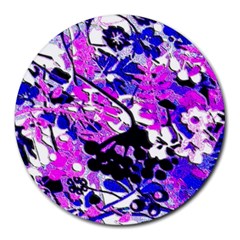 Floral Legging Floral Rug Round Mousepads by dressshop