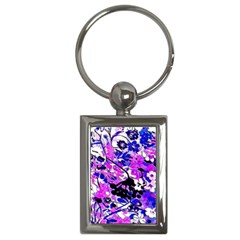 Floral Legging Floral Rug Key Chains (rectangle)  by dressshop