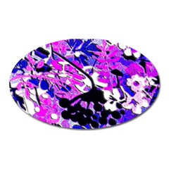 Floral Legging Floral Rug Oval Magnet by dressshop