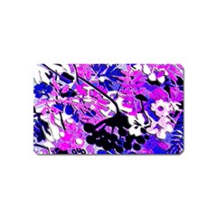 Floral Legging Floral Rug Magnet (name Card) by dressshop