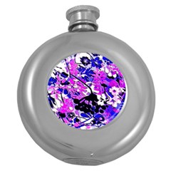 Floral Legging Floral Rug Round Hip Flask (5 Oz) by dressshop