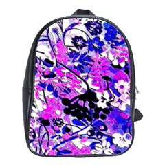 Floral Legging Floral Rug School Bag (large) by dressshop