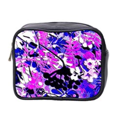 Floral Legging Floral Rug Mini Toiletries Bag (two Sides) by dressshop