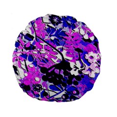 Floral Legging Floral Rug Standard 15  Premium Round Cushions by dressshop