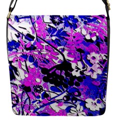 Floral Legging Floral Rug Flap Closure Messenger Bag (s) by dressshop