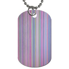 Broken Tv Screen Dog Tag (two Sides) by dressshop