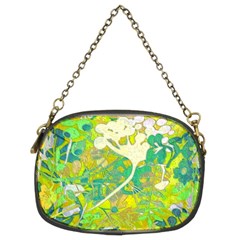 Floral 1 Abstract Chain Purse (two Sides) by dressshop