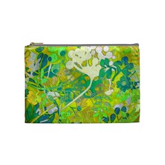 Floral 1 Abstract Cosmetic Bag (medium) by dressshop