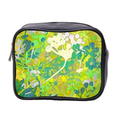 Floral 1 Abstract Mini Toiletries Bag (two Sides) by dressshop