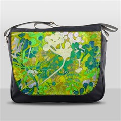 Floral 1 Abstract Messenger Bag by dressshop