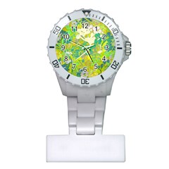 Floral 1 Abstract Plastic Nurses Watch by dressshop