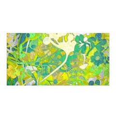 Floral 1 Abstract Satin Wrap by dressshop