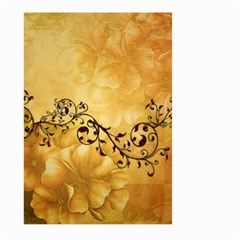 Wonderful Vintage Design With Floral Elements Large Garden Flag (two Sides) by FantasyWorld7