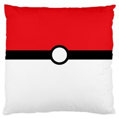 Poke Ball Large Cushion Case (one Side) by raeraeshescrafty