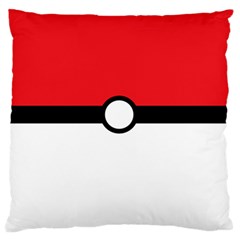 Poke Ball Standard Flano Cushion Case (two Sides) by raeraeshescrafty