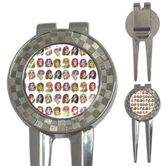 All The Pretty Ladies 3-in-1 Golf Divots by ArtByAng