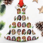 All the pretty Ladies Christmas Tree Ornament (Two Sides) Back