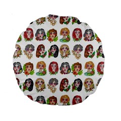 All The Pretty Ladies Standard 15  Premium Round Cushions