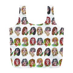 All The Pretty Ladies Full Print Recycle Bag (l) by ArtByAng