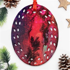 Desert Dreaming Ornament (oval Filigree) by ArtByAng