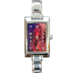 Desert Dreaming Rectangle Italian Charm Watch by ArtByAng